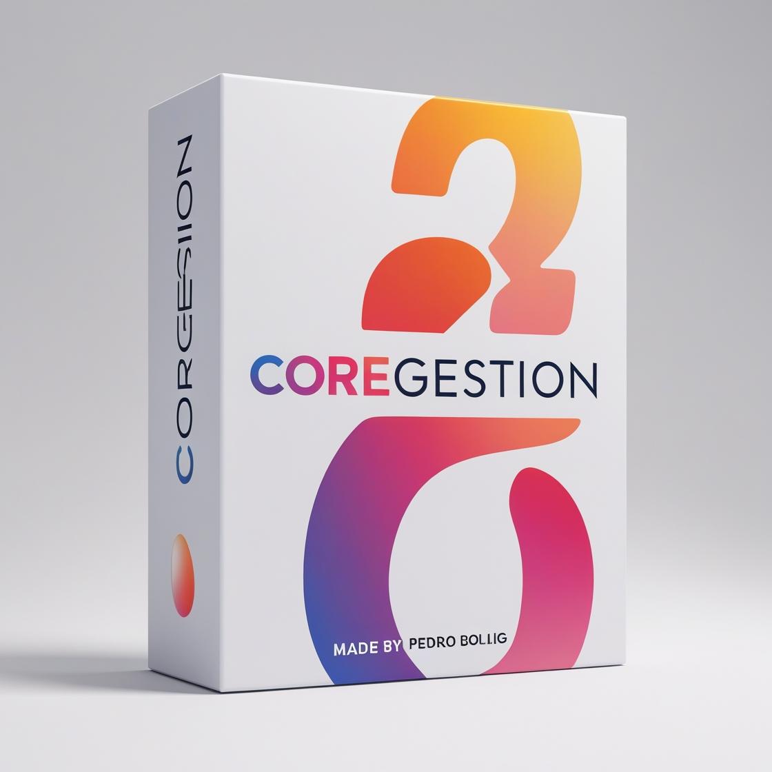 Caja de producto del software CoreGestión